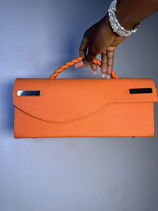 range handmade leather curved flap – The Braids Brand Ghana