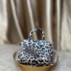 Mini handmade leather handbag in prints – The Braids Brand Ghana
