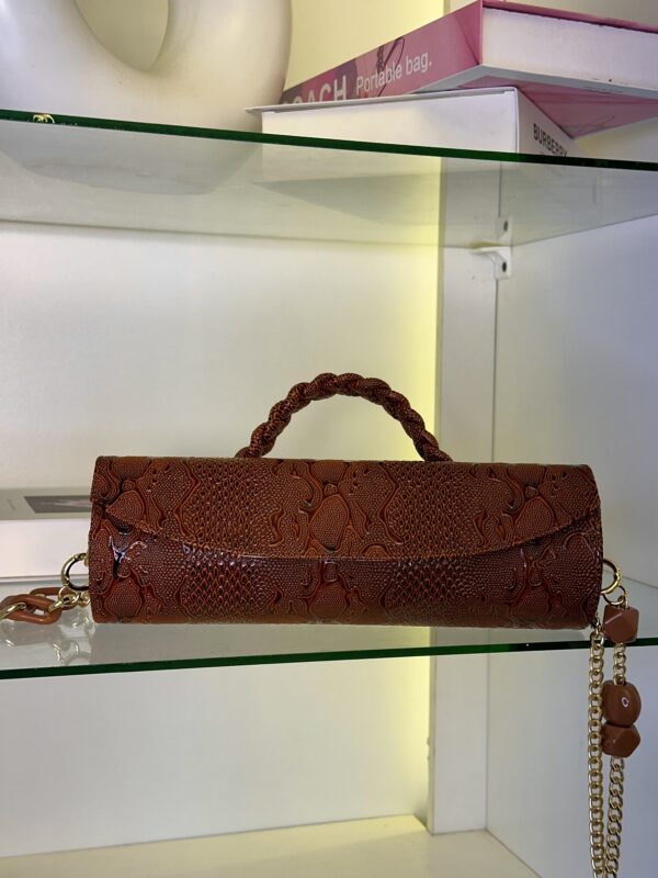 Brown handmade leather bag – The Braids Brand Ghana