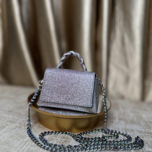 The Mimi Bag (2) shiny mini Handmade leather bag - The braids Brand