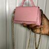 Handmade Pink mini leather bag - The braids Brand